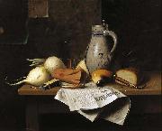 William Michael Harnett Munich Still Life oil on canvas